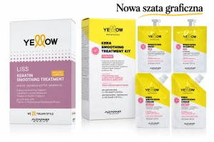 Yellow keratin smoothing Zestaw do keratynowego prostowania włosów