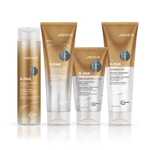 Joico k-pak Zestaw odbudowa szampon 300ml odżywka 250ml deep 150ml hydrator 250ml