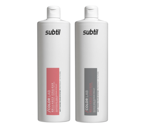 Subtil Shine - szampon nabłyszczający 1000ml+maska 1000ml dla włosów farbowanych