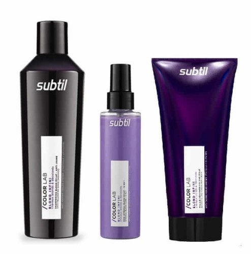 Subtil Blond Infini - szampon do włosów blond 300ml+odżywka 150ml+ maska 200ml zestaw do włosów blond