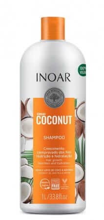 INOAR Bombar Coconut - szampon do włosów z olejkiem kokosowym 1000ml