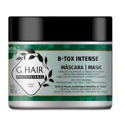 Inoar g-hair b-tox intense- maska redukująca objętość włosów 500g