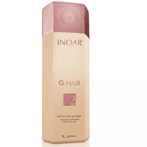 Inoar g-hair- keratyna do zabiegu prostowania dla włosów niesfornych i trudnych 1000ml