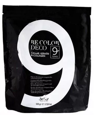 Be hair be color deco 12-24-36 rozjaśniacz do 9 tonów 500g