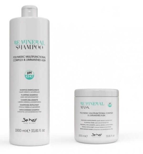 Be hair be mineral szampon mineralizujący 1000ml + maska 1000ml