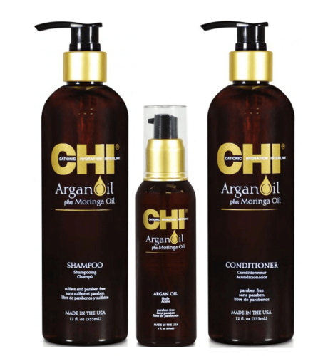 CHI Argan oil Szampon i odżywka 2x355ml Olejek arganowy 89ml.png