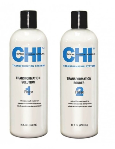 CHI Transformation solution system Zestaw prostujący do włosów farbowanych.jpg