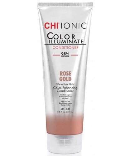 Chi ionic color illuminate Odżywka koloryzująca do włosów rose gold 251ml