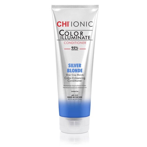 Chi ionic color illuminate Odżywka koloryzująca do włosów silver blonde srebrny bond 251ml