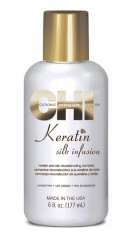 Chi keratin silk infusion Olejek do włosów z keratyną i jedwabiem 177ml