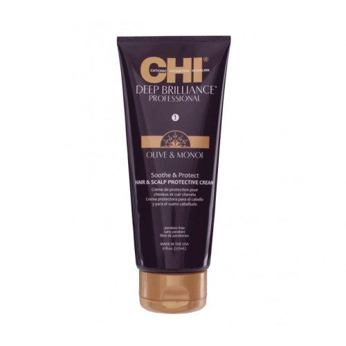 Chi deep brilliance Krem ochronny do włosów i skóry głowy 177ml