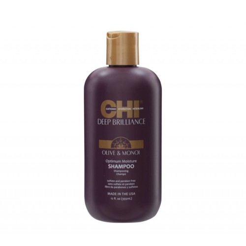 Chi deep brilliance Szampon nawilżający do włosów suchych i zniszczonych 355ml