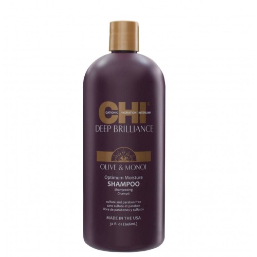 Chi deep brilliance Szampon nawilżający do włosów suchych i zniszczonych 946ml