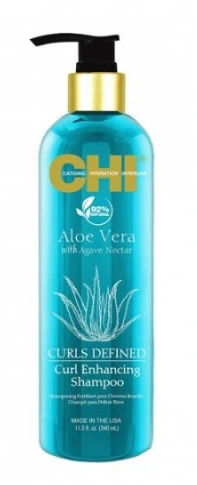 Chi aloe vera Szampon do włosów kręconych i falowanych 340ml