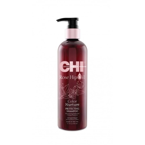 Chi rose hip oil Szampon do włosów farbowanych 340ml