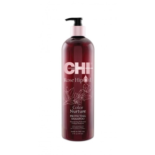 Chi rose hip oil Szampon do włosów farbowanych 739ml
