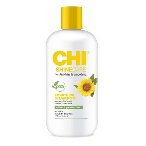 Chi shine care Szampon wygładzający do włosów matowych 355ml
