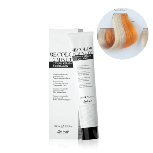 Be hair be color 12 minute Farba bez amoniaku toner do włosów brzoskwiniowy 100ml (1).png