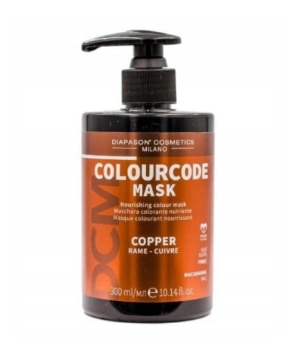 Diapason colour code Maska koloryzująca do włosów miedziana 300ml.jpg