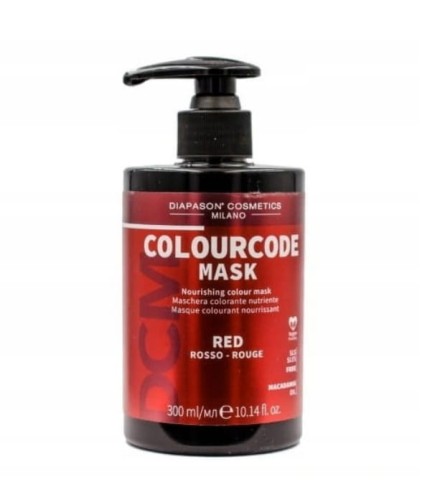 Diapason colour code Maska koloryzująca do włosów czerwona 300ml.jpg