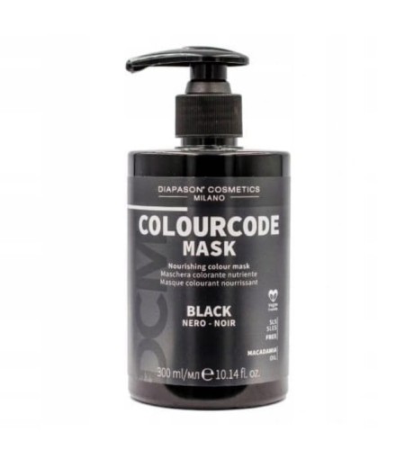 Diapason colour code Maska koloryzująca do włosów czarna 300ml.jpg