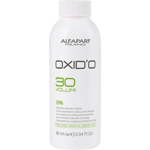 Alfaparf oxid'o 30 vol. Woda utleniona do farb i rozjaśniaczy 9% 90ml