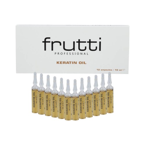 Frutti keratin oil Ampułki do włosów z keratyną 12x10ml