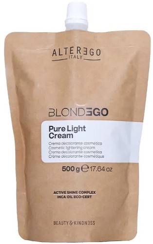 Alter ego pure light cream Rozjaśniacz do włosów w kremie do 7 tonów 500g