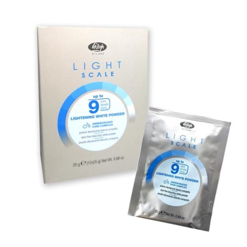 Lisap light scale Rozjaśniacz do włosów do 9 tonów saszetka 25g
