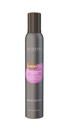 Alter ego chromego silver maintain Pianka z fioletowym pigmentem do włosów blond i siwych 200ml