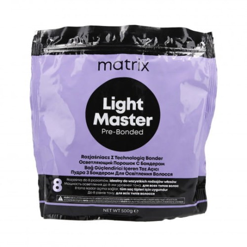 Matrix light master bonder Rozjaśniacz do włosów do 8 tonów 500g