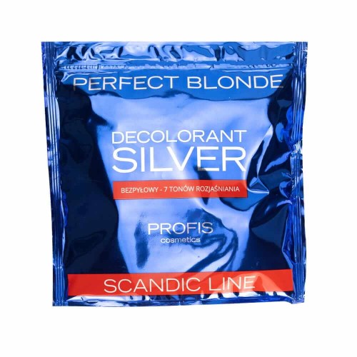 Scandic silver Bezpyłowy rozjaśniacz do włosów do 7 tonów 500g