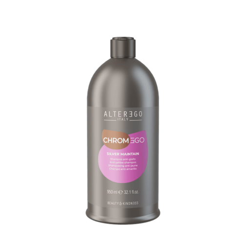 Alter ego chromego silver Szampon neutralizujący żółte odcienie do włosów blond 1000ml.png
