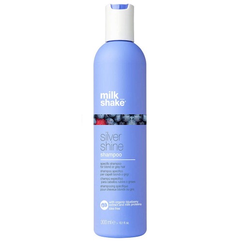 Milk shake silver shine Szampon z fioletowym pigmentem do włosów blond 300ml