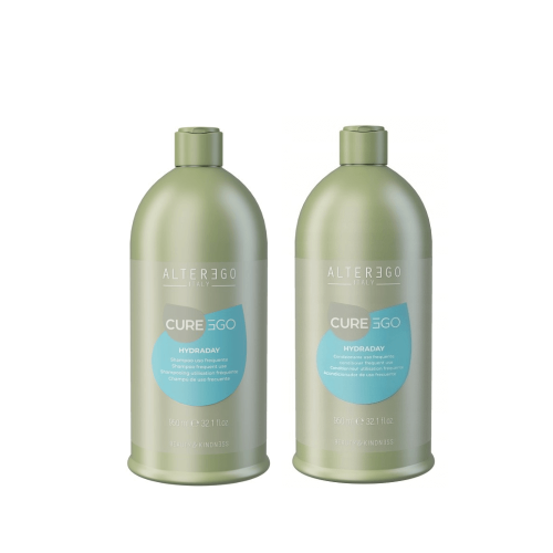 Alter ego cureego hydraday Zestaw nawilżający do włosów Szampon 950ml Odżywka 950ml (1).png