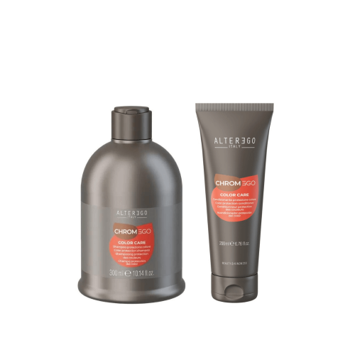 Alter Ego chromego color care Zestaw do włosów farbowanych Szampon 300ml Odżywka 200ml (1).png
