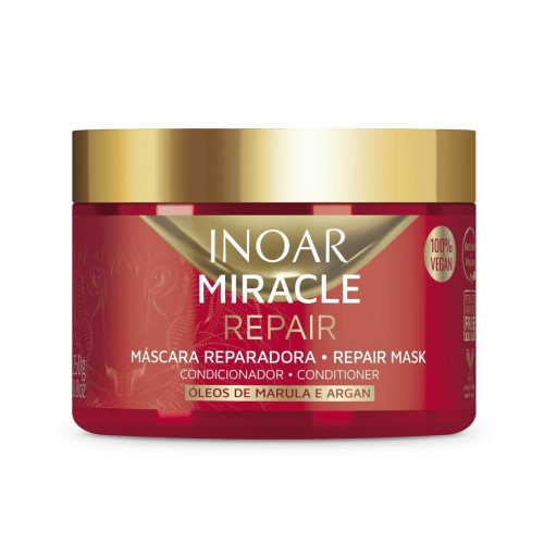 Inoar miracle repair Maska regenerująca do włosów zniszczonych 250g