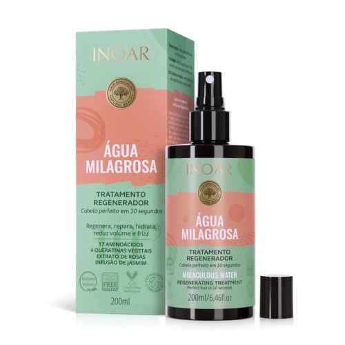 Inoar agua milagrosa Regenerujący spray do włosów zniszczonych 200ml