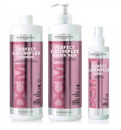 Diapason laminoplex Zestaw do laminacji szampon 1000ml maska 1000ml spray 150ml