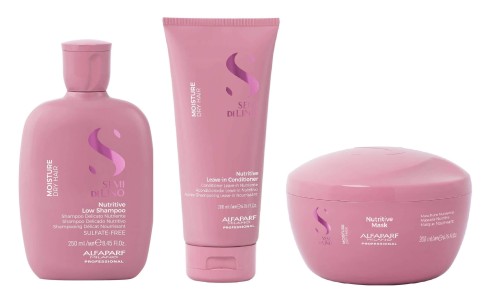ALFAPARF SDL Moisture Nutritive Szampon + Odżywka + Maska Zestaw nawilżający do włosów suchych