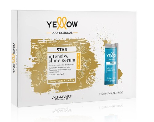 Yellow star Serum ampułki nabłyszczające do włosów zestaw 6x13ml