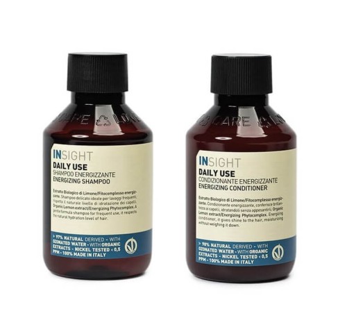 Insight daily use Zestaw do codziennej pielęgnacji włosów szampon i odżywka 2x100ml