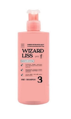 Wats pro-f wizzard liss 3 Maska odbudowująca do włosów 450ml
